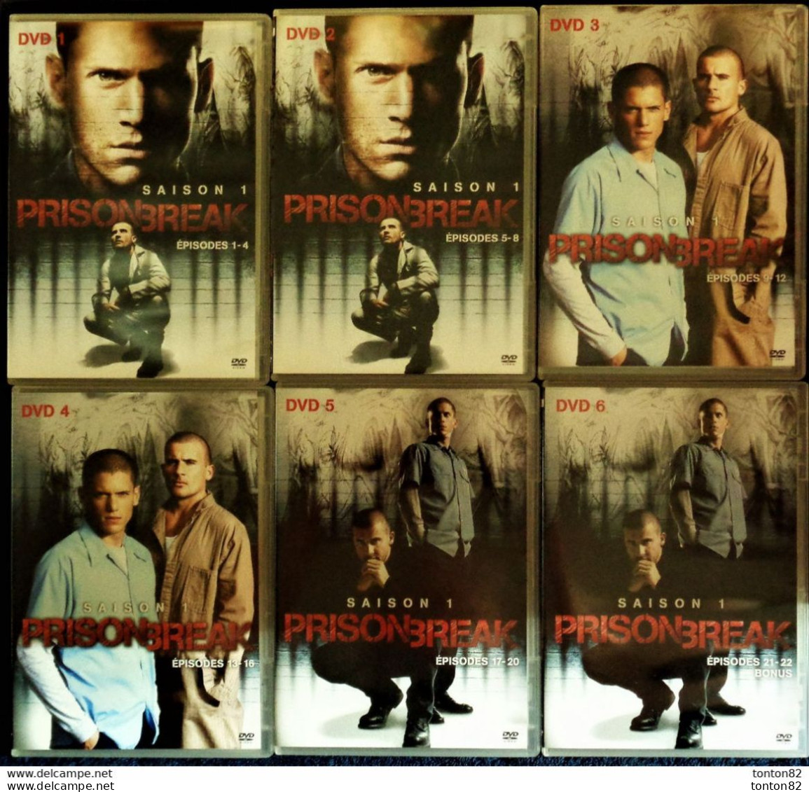 PRISON BREAK - L'Intégrale Des Saisons  1 / 2 / 3 - Coffret  De 16 DVD . - Policiers