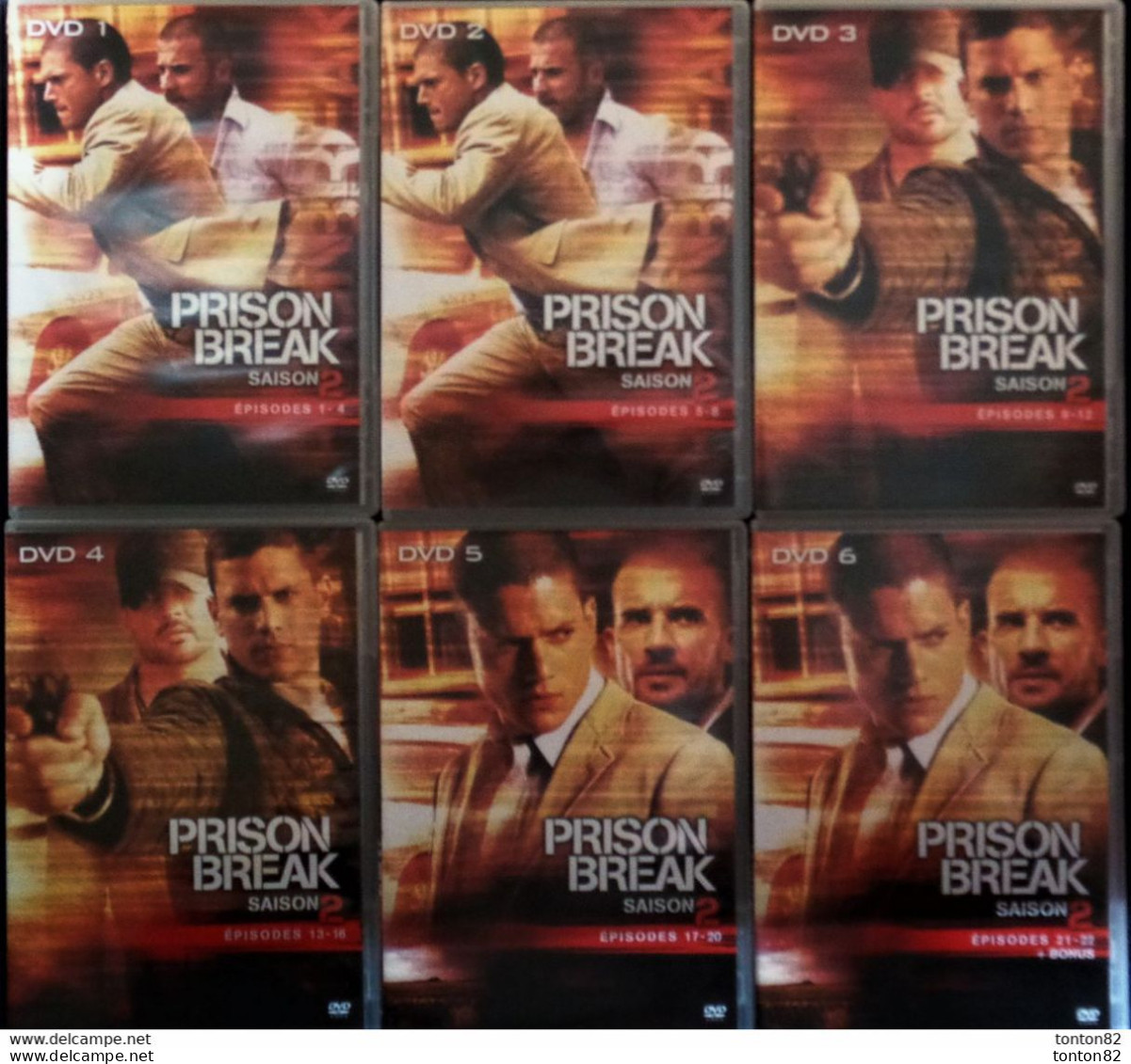 PRISON BREAK - L'Intégrale Des Saisons  1 / 2 / 3 - Coffret  De 16 DVD . - Policiers