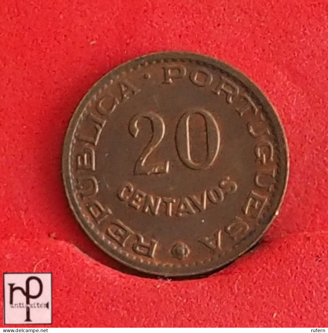 TIMOR 20 CENTAVOS 1970 -  KM# 17 - (Nº54588) - Timor