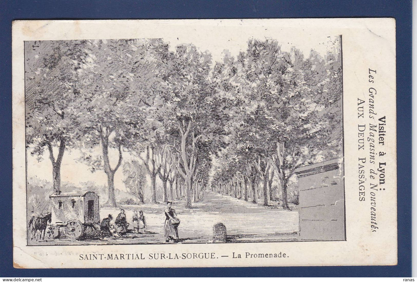 CPA [84] Vaucluse > Saint Martial Sur La Sorgue Circulé Roulotte Bohémiens - Sonstige & Ohne Zuordnung