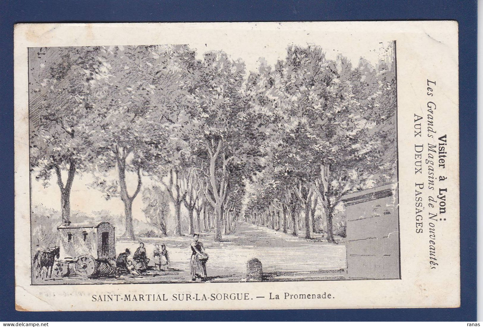 CPA [84] Vaucluse > Saint Martial Sur La Sorgue Circulé Roulotte Bohémiens - Otros & Sin Clasificación