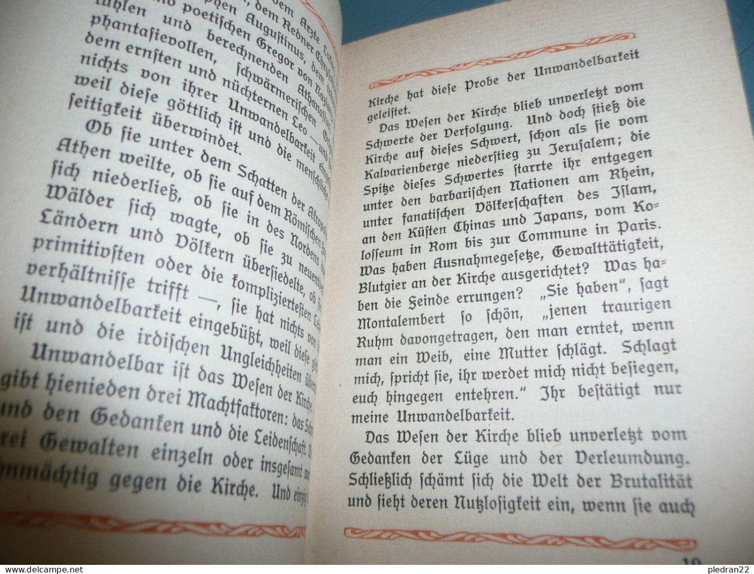 FRANZ WEISS TIEFER UND TREUER KIRCHE UND KIRCHLICHKEIT 1915 TOME III - Cristianismo