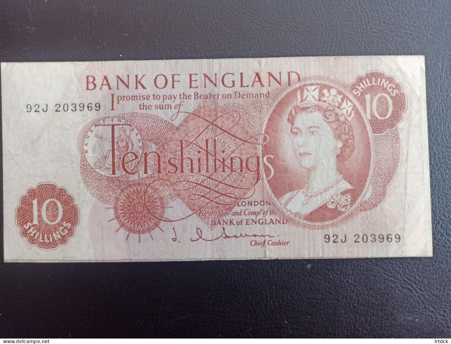 England  Billet 10 Shillings Non Daté - 10 Schilling