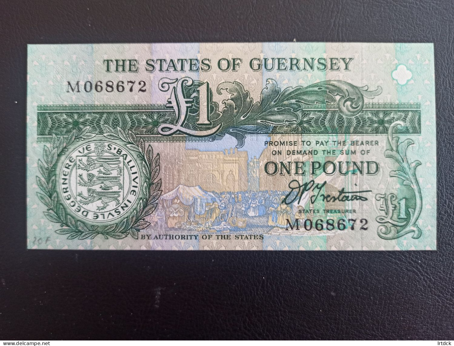 States Of Guersey  Billet 1 Pound  Non Daté Ttb+ - Sonstige & Ohne Zuordnung