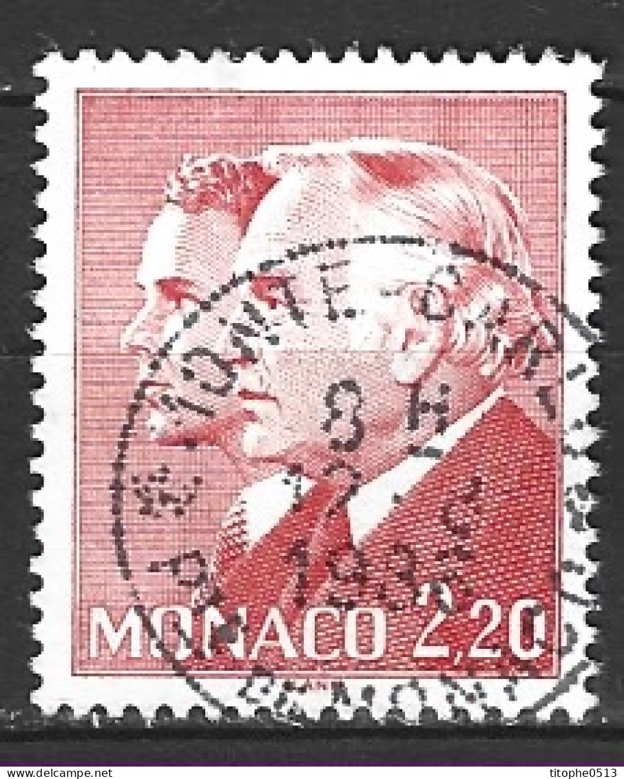 MONACO. N°1480 De 1985 Oblitéré. Prince Rainier III & Albert. - Gebraucht