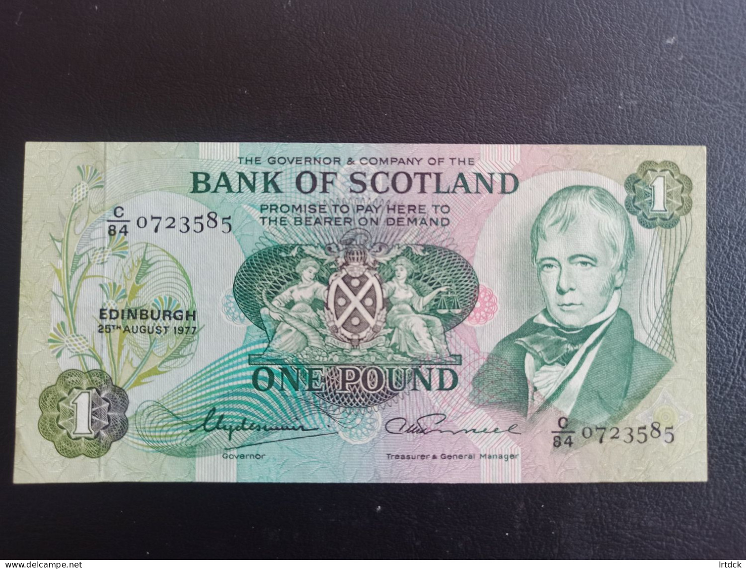 Ecosse Billet 1 Pound  1977 Ttb+ - 1 Pound