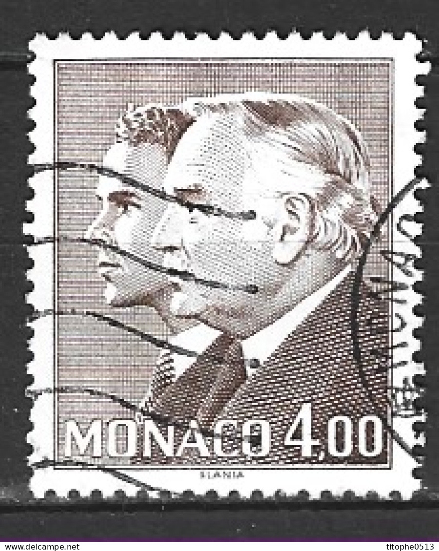 MONACO. N°1284 De 1981 Oblitéré. Prince Rainier III & Albert. - Gebraucht