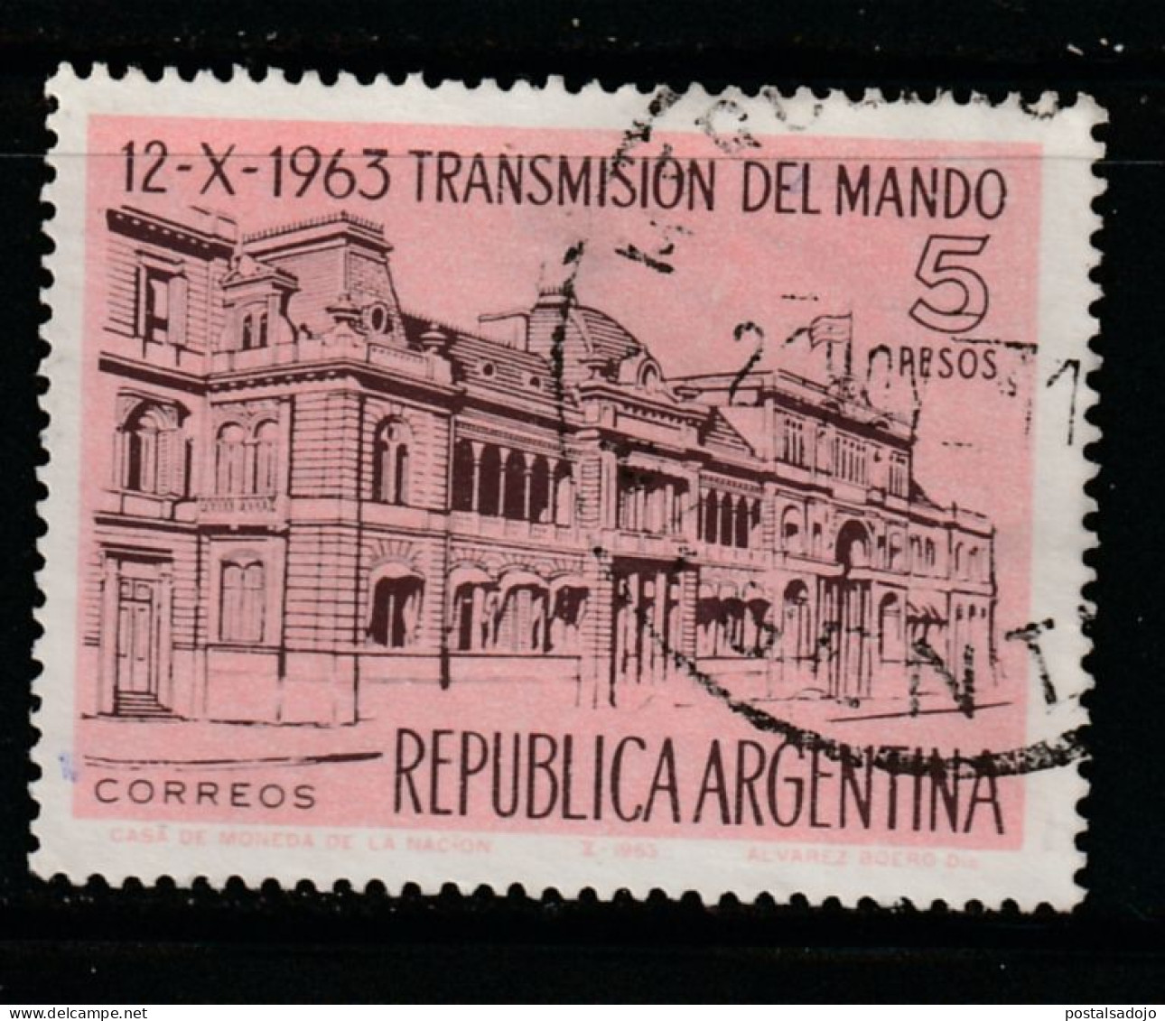 ARGENTINE  1536 // YVERT 675 // 1963 - Used Stamps