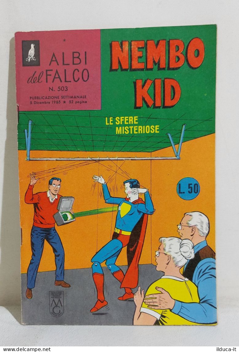 I113819 NEMBO KID Albi Del Falco N. 503 - Le Sfere Misteriose - Mondadori 1965 - Super Héros