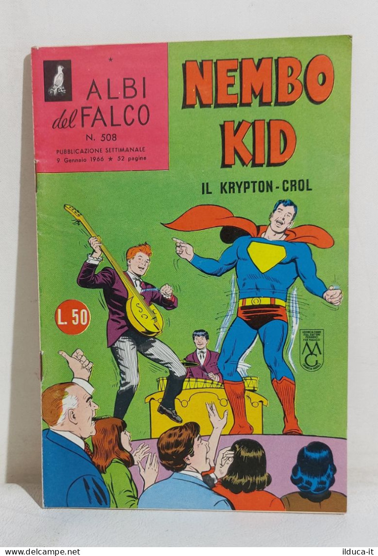 I113822 NEMBO KID Albi Del Falco N. 508 - Il Krypton-Crol - Mondadori 1966 - Super Eroi