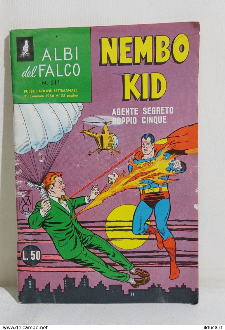 I113823 NEMBO KID Albi Del Falco N. 511 - Agente Segreto Doppio Cinque - 1966 - Super Héros