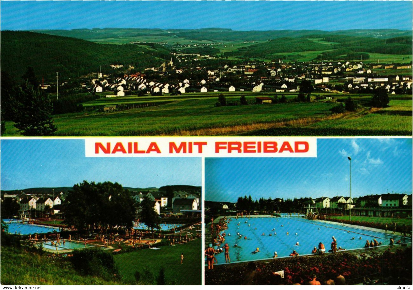 CPA AK Naila Mit Freibad GERMANY (878018) - Naila