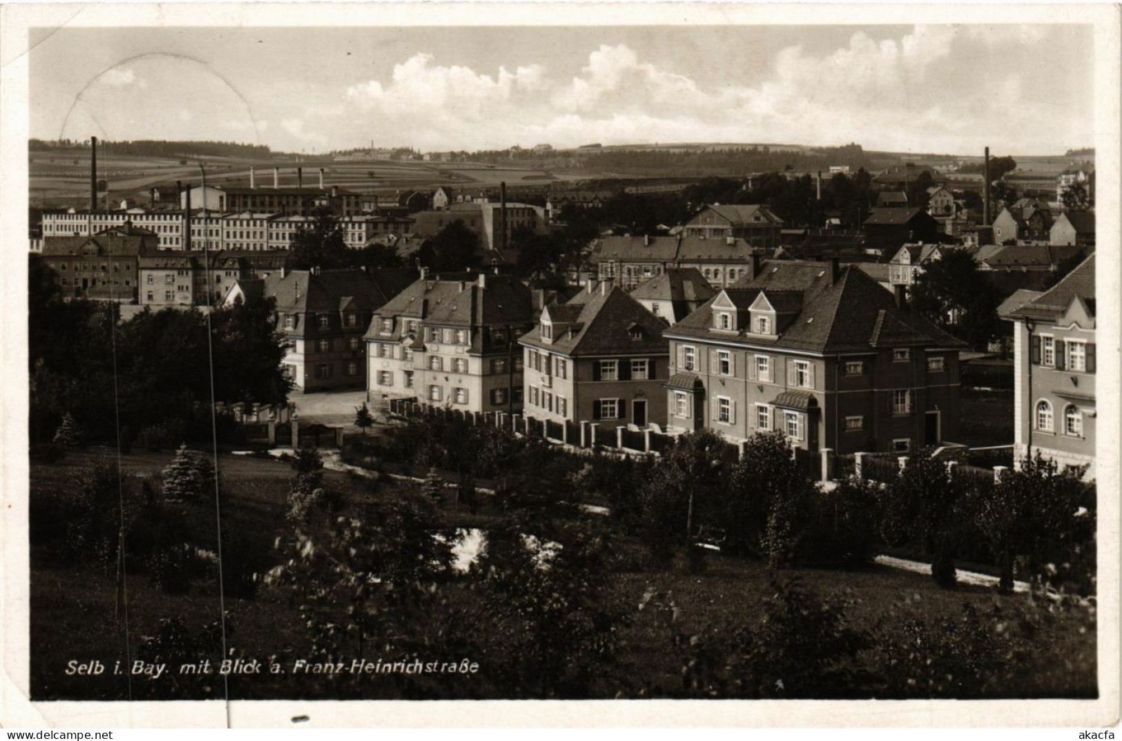 CPA AK Selb Blick A.Franz-Heinrich-Str GERMANY (877958) - Selb