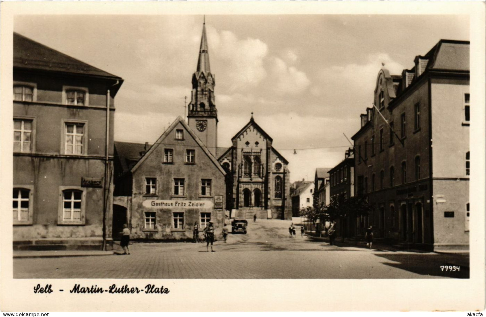 CPA AK Selb Martin-Lutherplatz GERMANY (877955) - Selb