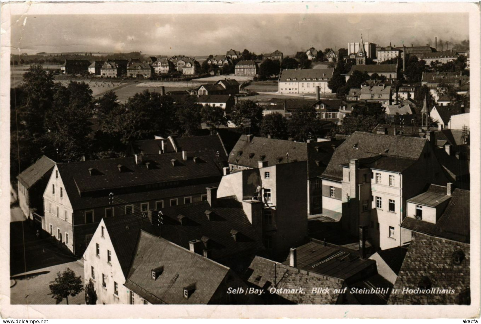 CPA AK Selb Blick Auf Steinbuhl U.Hochvolthaus GERMANY (877902) - Selb