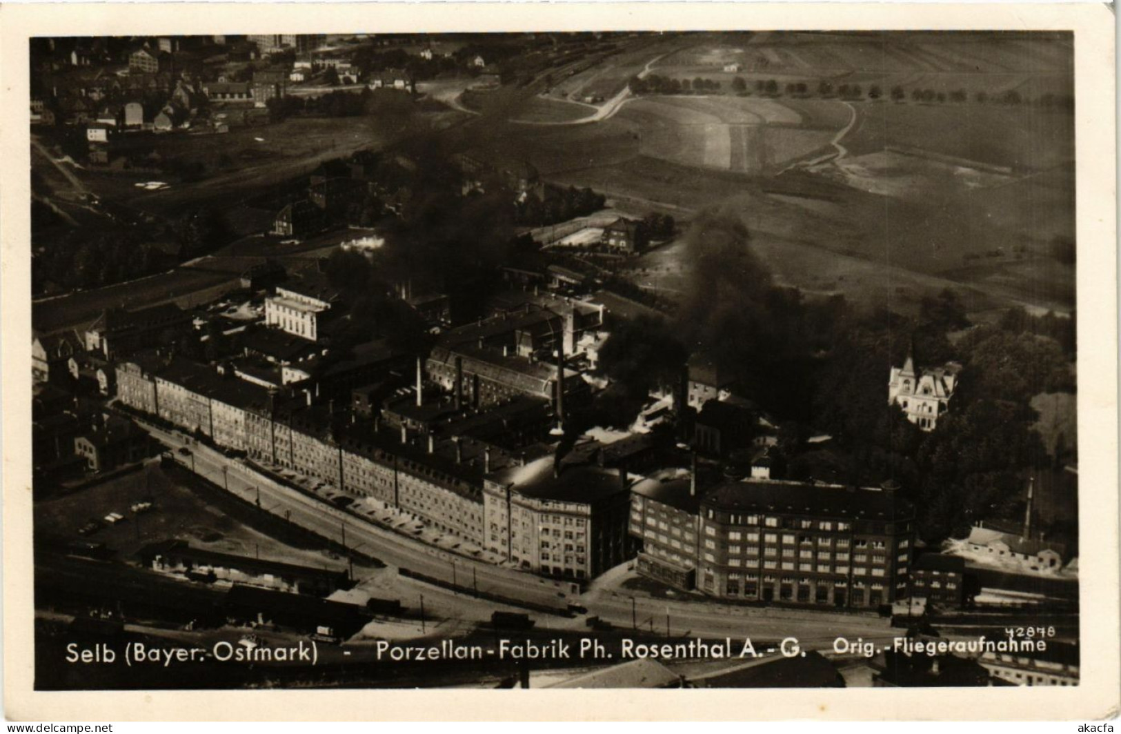 CPA AK Selb Porzellan-Fabrik Ph.Rosenthal GERMANY (877892) - Selb