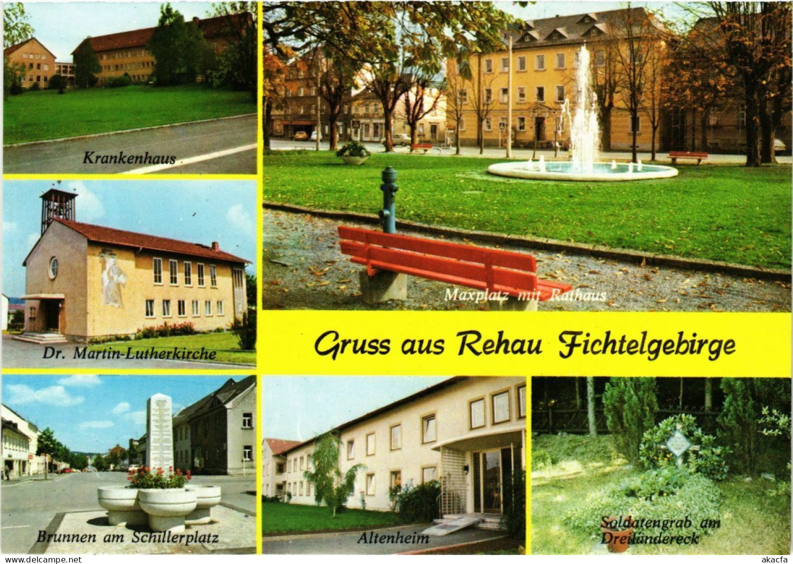 CPA AK Gruss Aus Rehau Fichtelgebirge GERMANY (877860) - Rehau