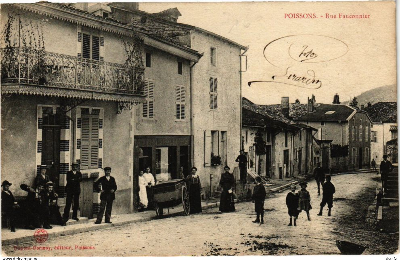 CPA Poissons - Rue Fauconnier (270333) - Poissons