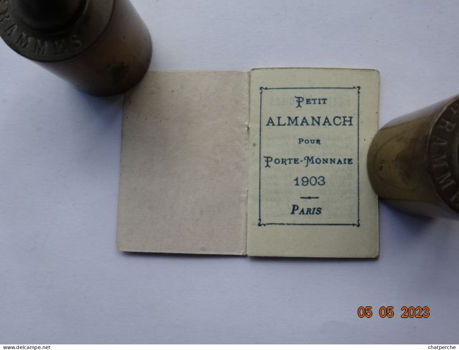 CALENDRIER  ANNEE 1903 PETIT ALMANACH - Kleinformat : 1901-20