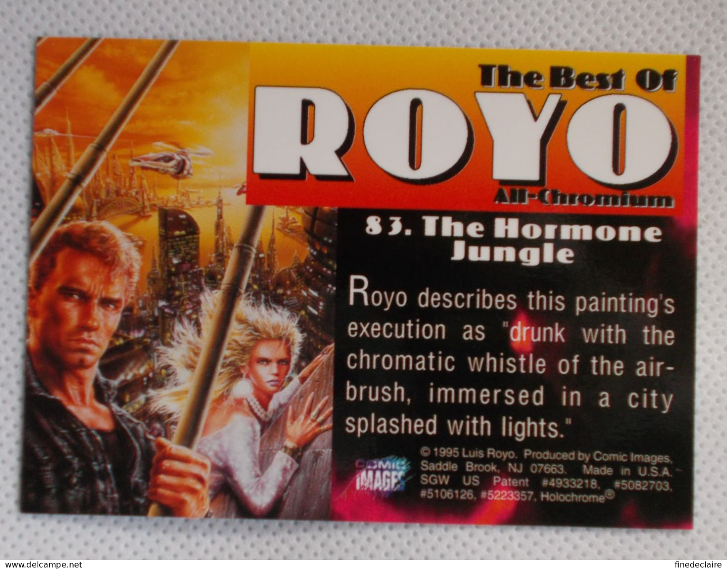 Card / Carte Rigide - 6,4 X 8,9 Cm - The Best Of ROYO All-Chromium 1995 - N° 83 - The Hormone Jungle - Autres & Non Classés