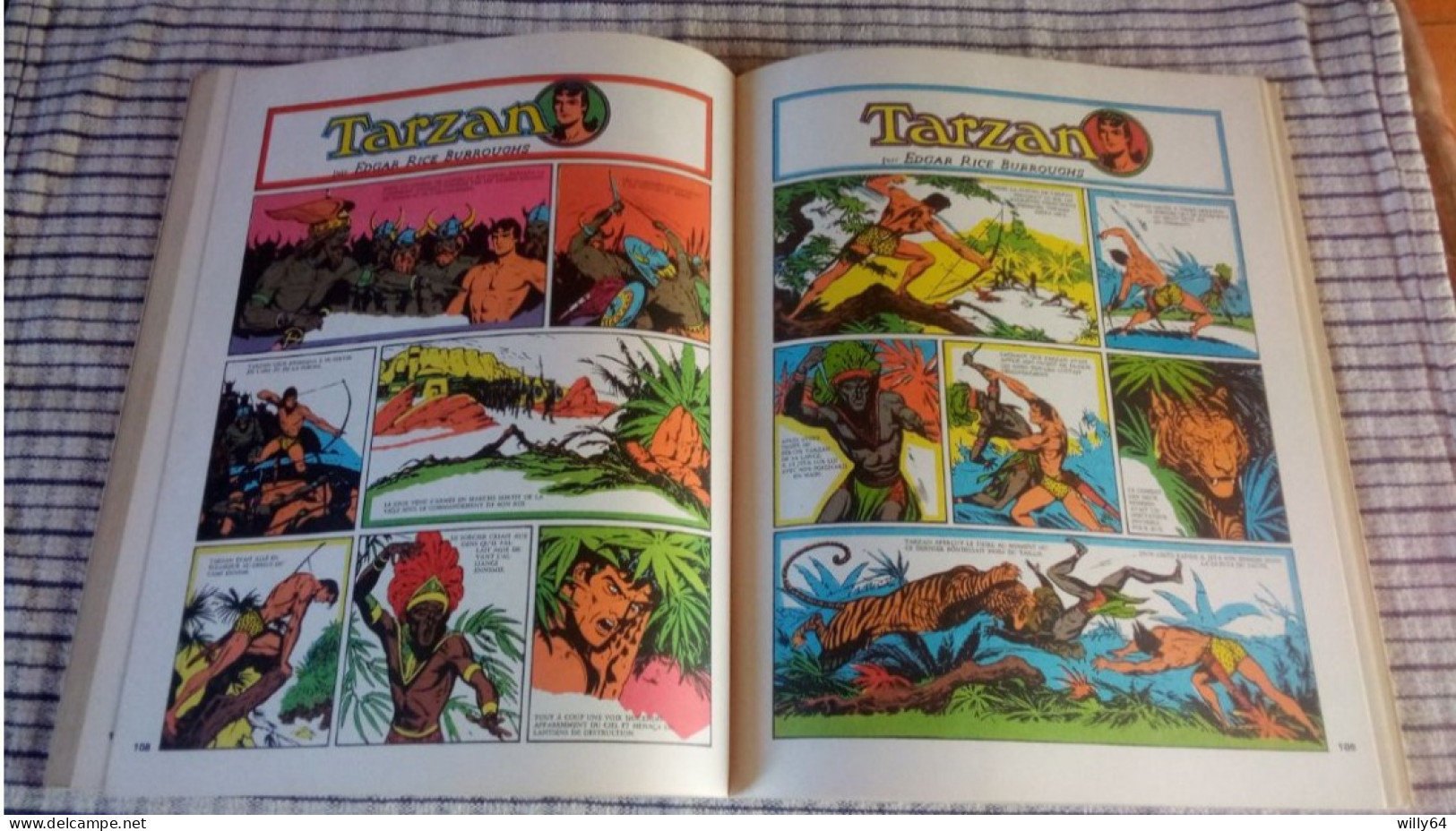 TARZAN  Album De 180 Pages  1973  Editions: AZUR TBE - Tarzan