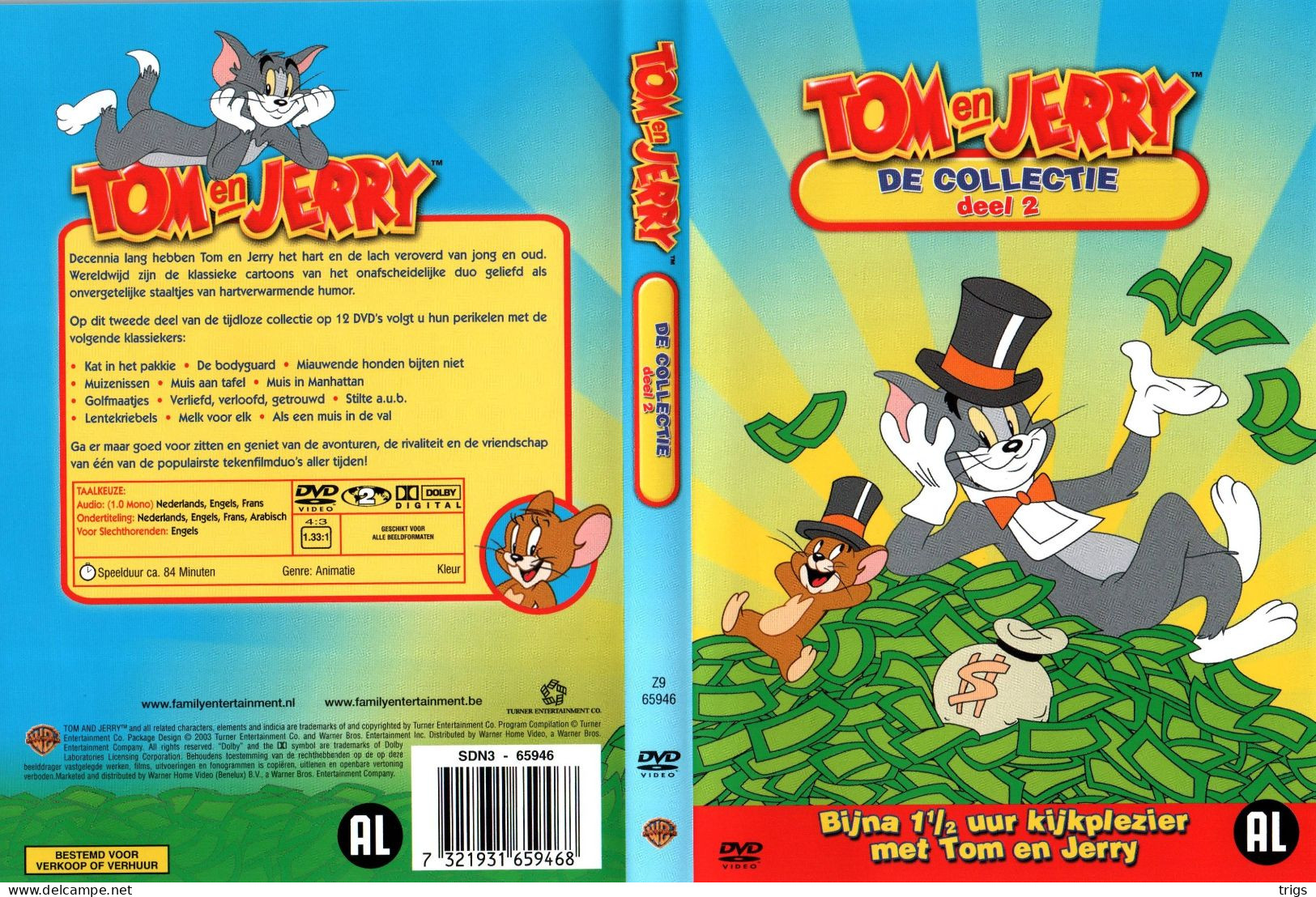 DVD - Tom En Jerry - Dibujos Animados