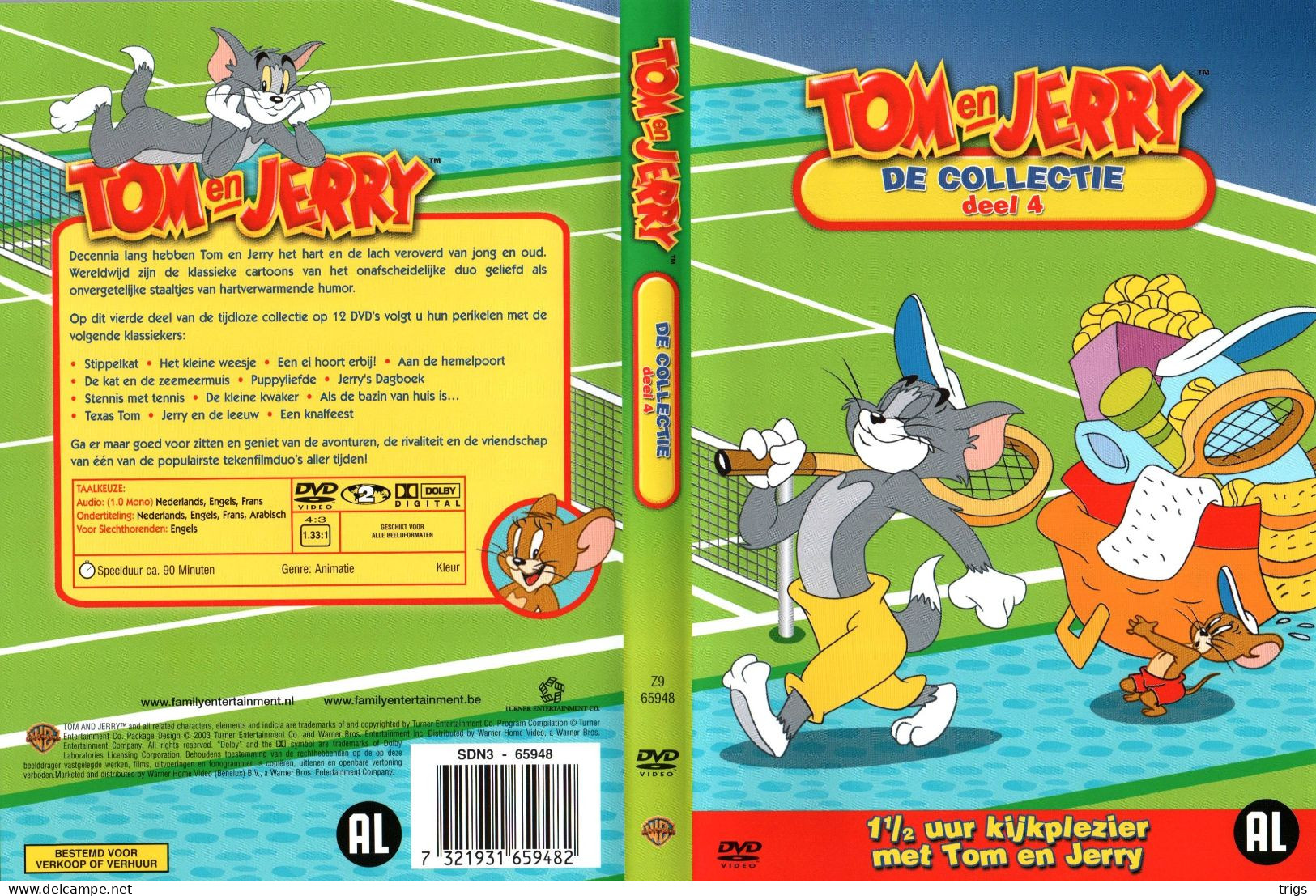 DVD - Tom En Jerry - Dibujos Animados