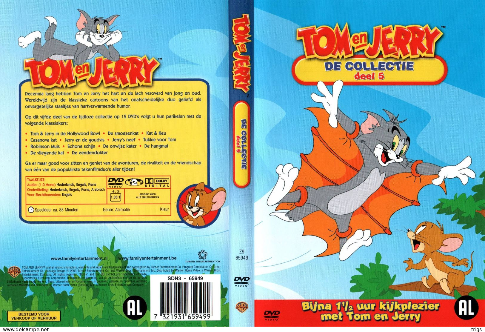 DVD - Tom En Jerry - Animatie