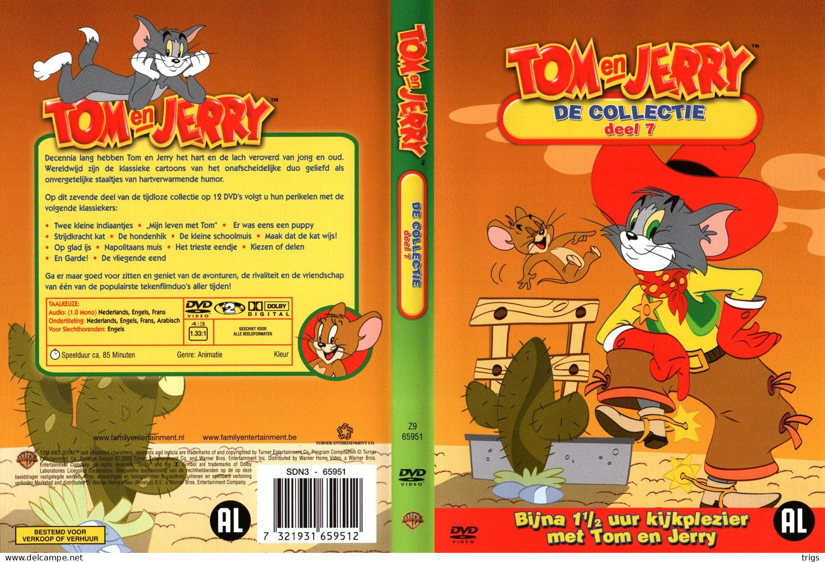 DVD - Tom En Jerry - Dibujos Animados