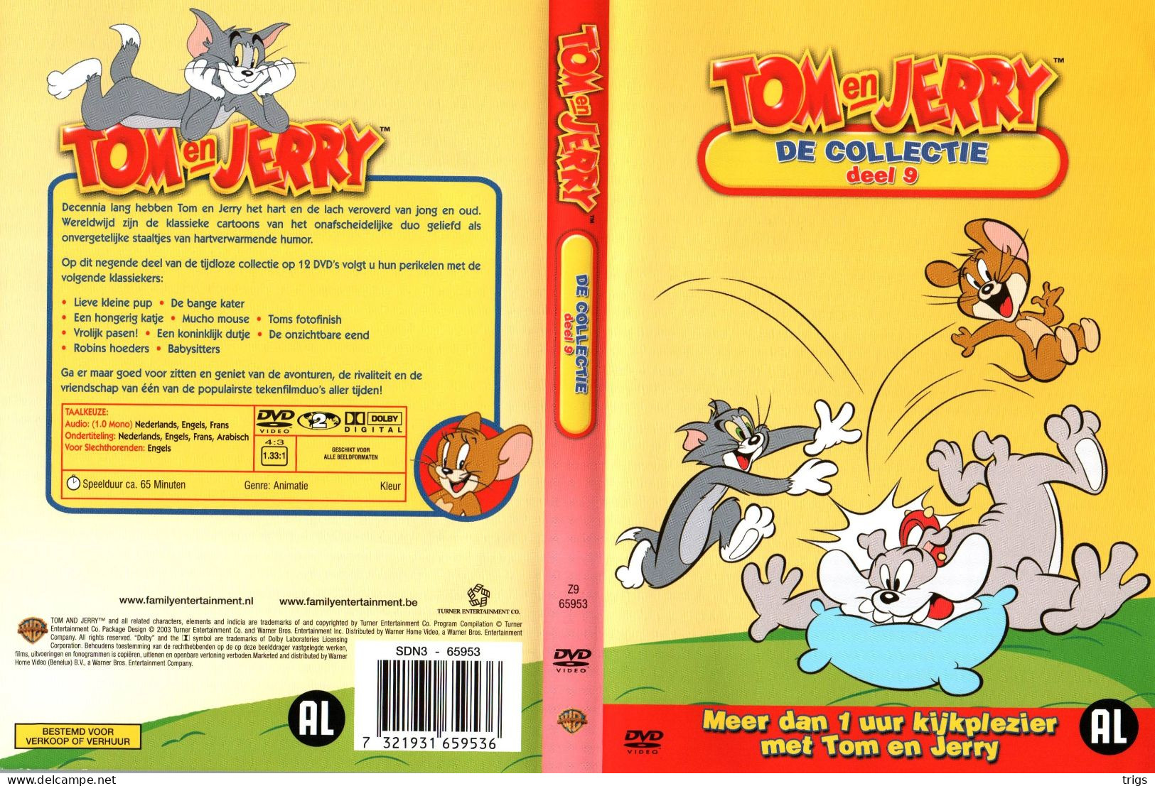 DVD - Tom En Jerry - Dibujos Animados