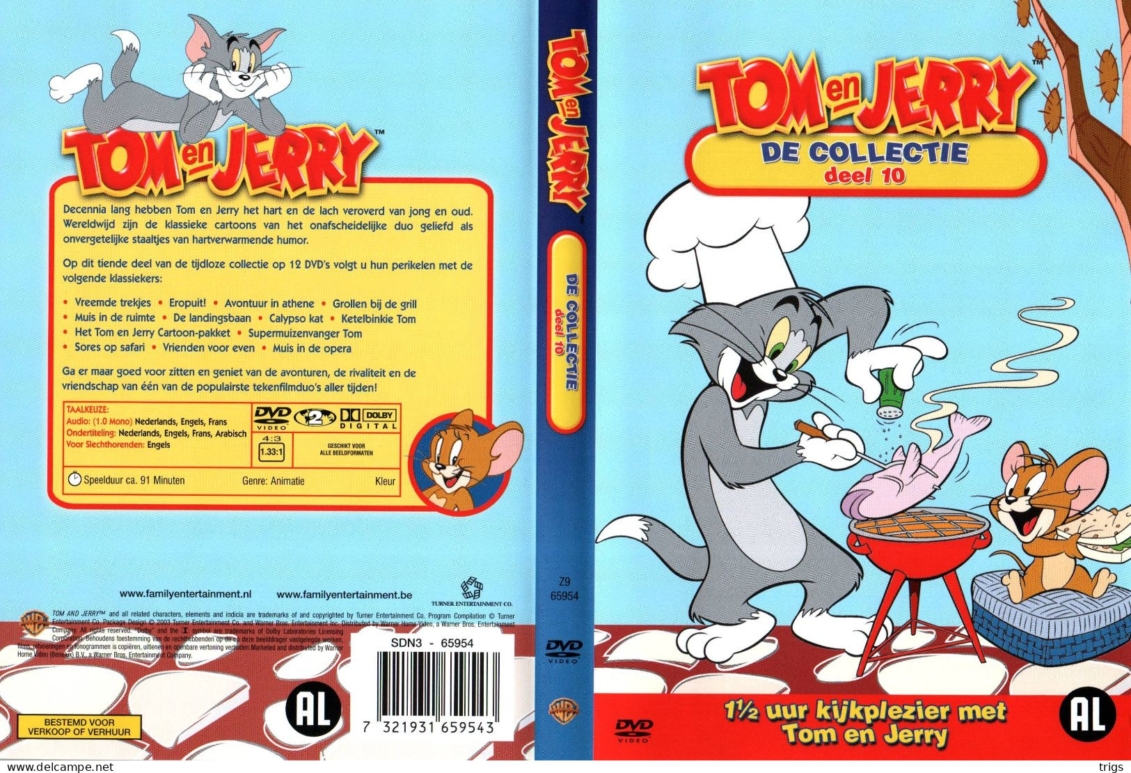 DVD - Tom En Jerry - Cartoni Animati