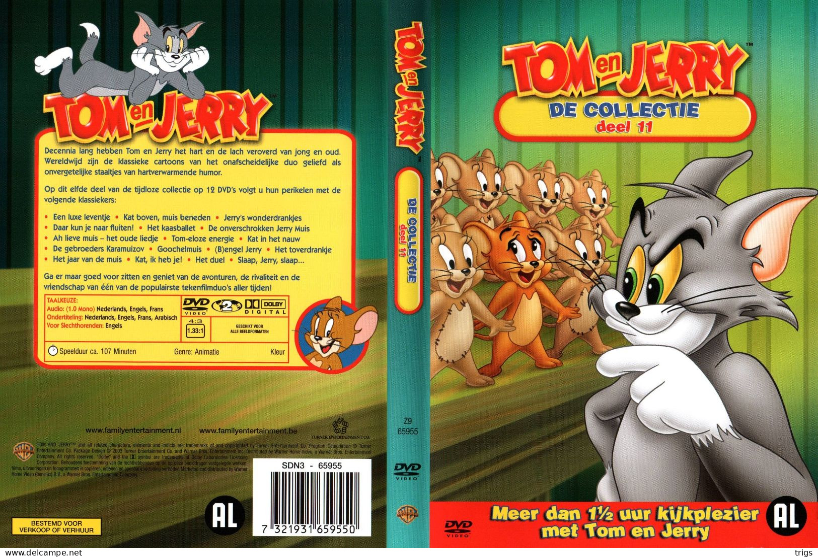 DVD - Tom En Jerry - Dessin Animé