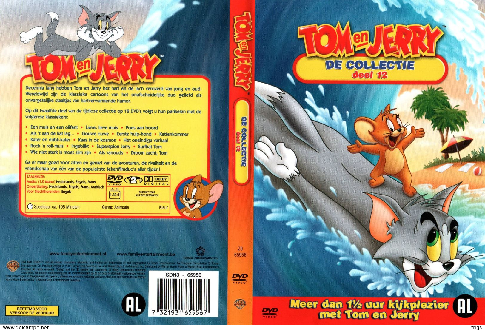 DVD - Tom En Jerry - Dibujos Animados