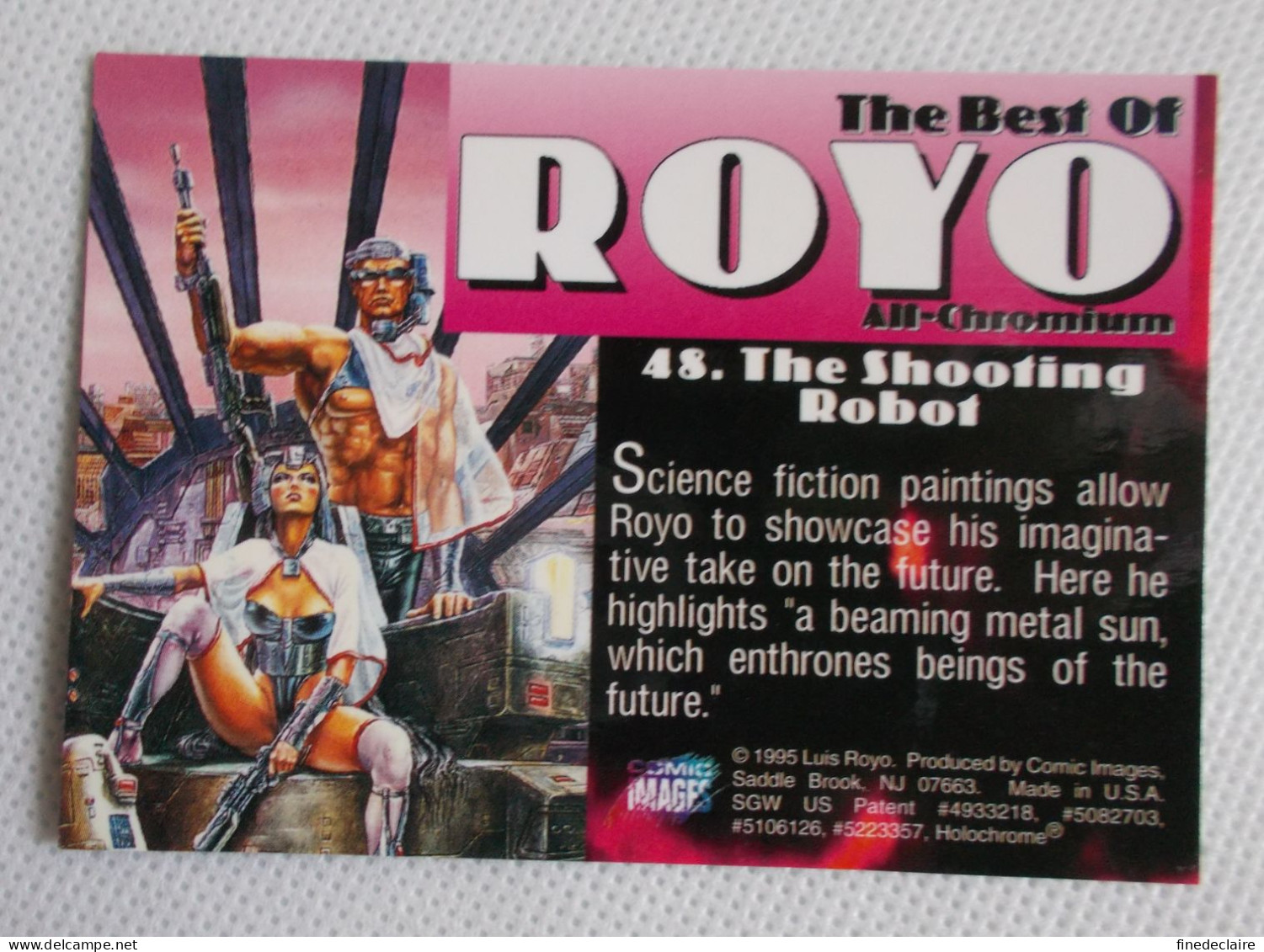 Card / Carte Rigide - 6,4 X 8,9 Cm - The Best Of ROYO All-Chromium 1995 - N° 48 - The Shooting Robot - Other & Unclassified