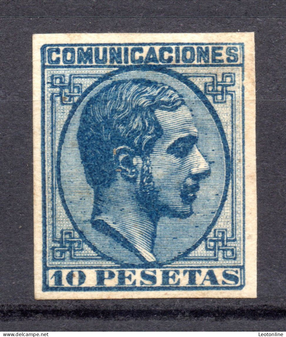 ESPAÑA 1878 - ALFONSO XII - Nº 199S SIN DENTAR - NUEVO CON SEÑAL - FIRMADO ROIG-LUJO - Neufs