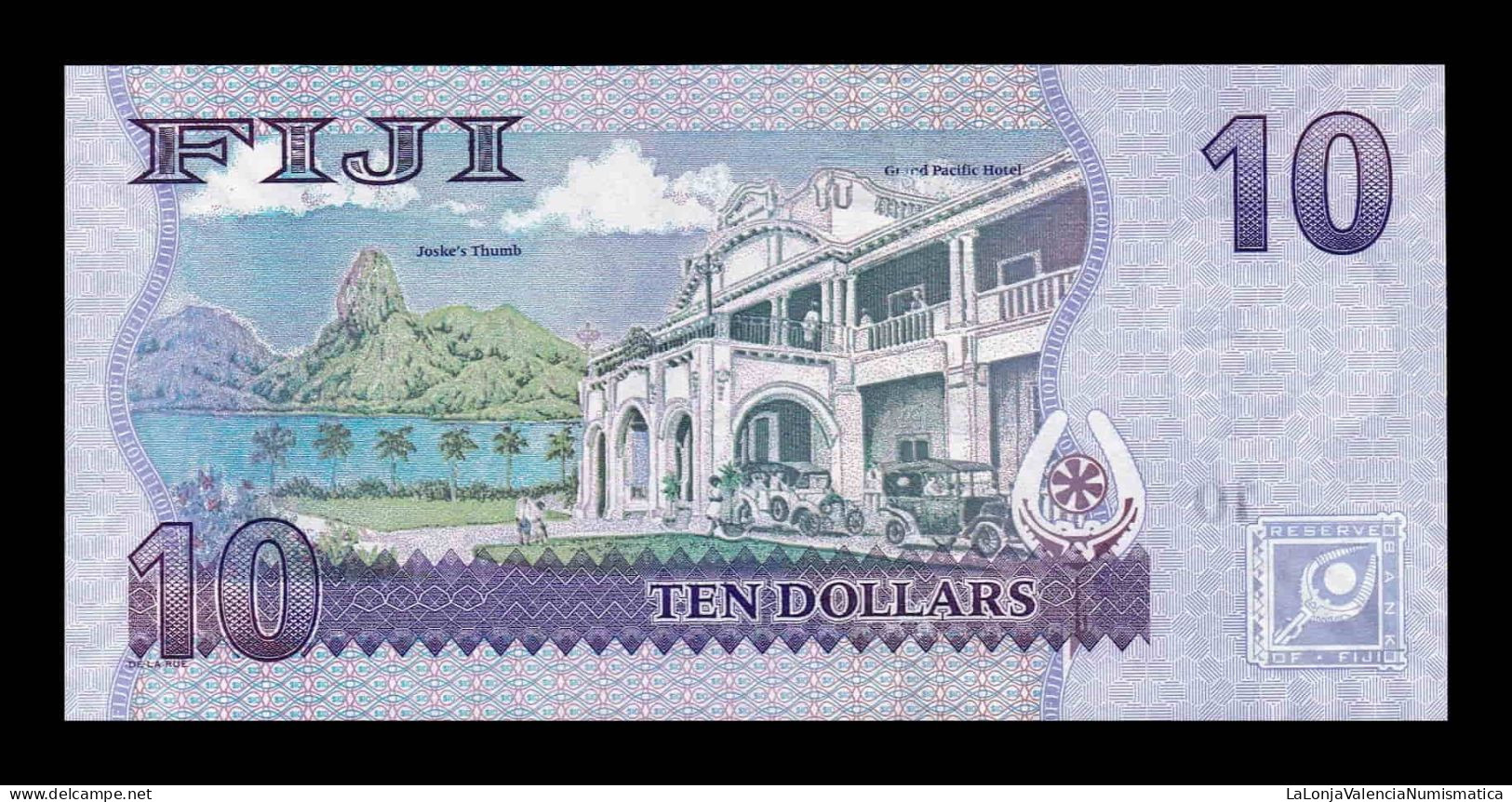 Fiji 10 Dollars ND (2007) Pick 111a Sc Unc - Fidschi