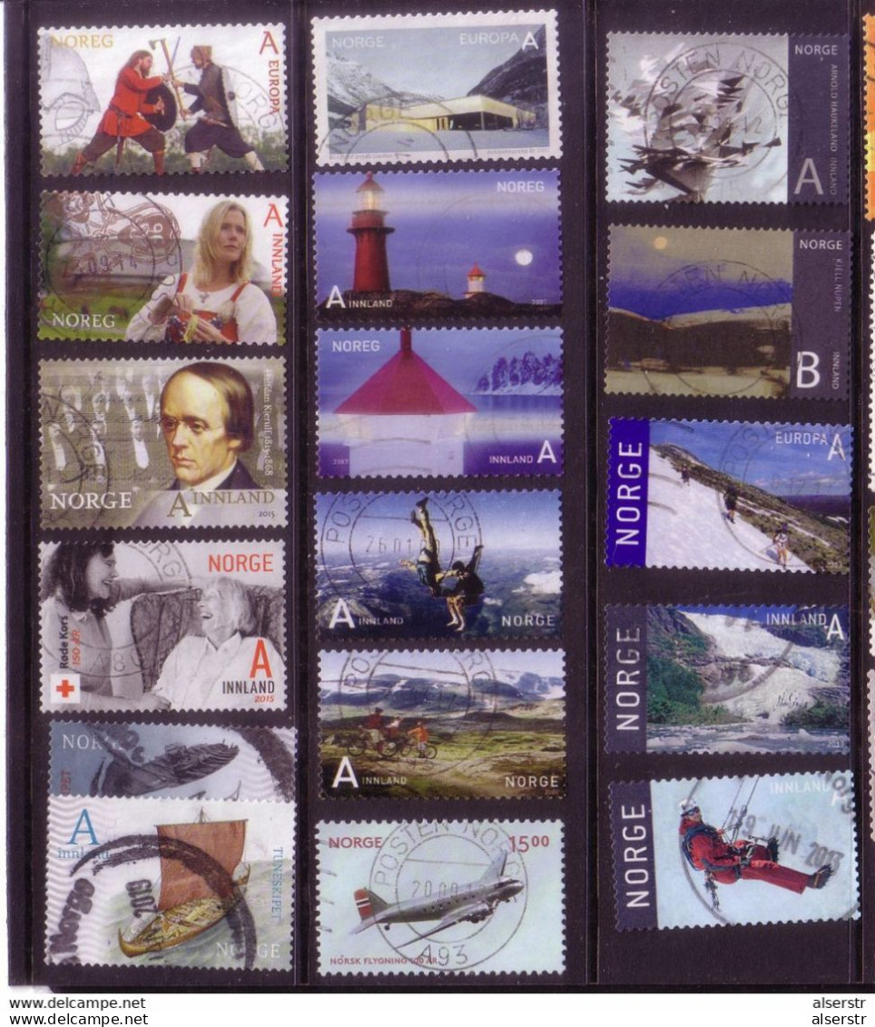 Lot of 75 VFU recent Norway