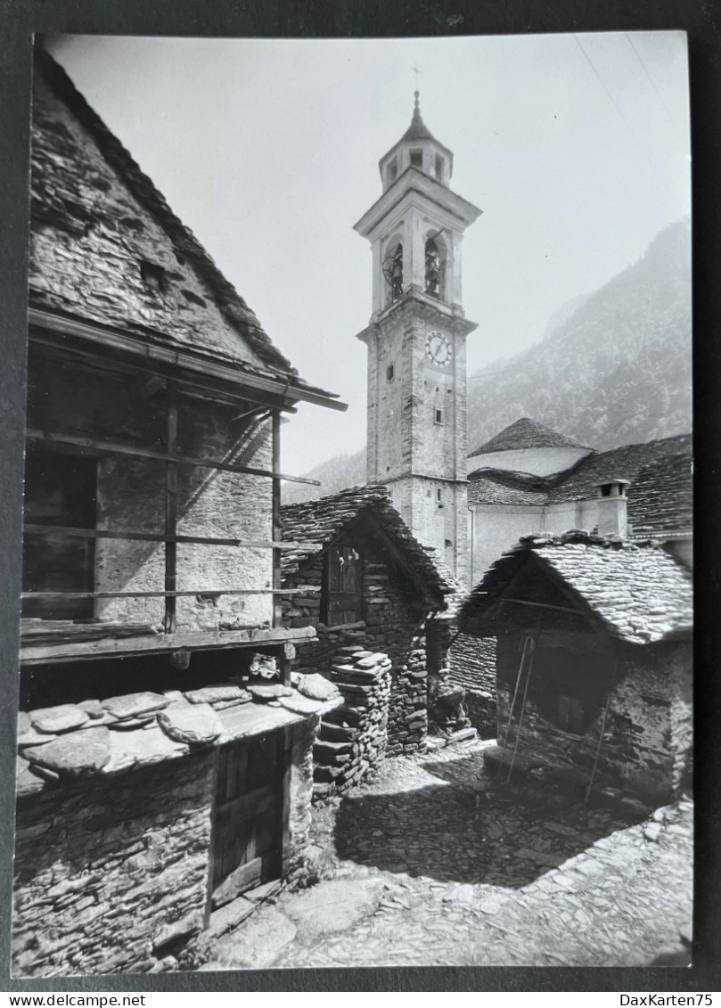 Sonogno Valle Verzasca/ Ortsansicht Mit Kirche - Verzasca
