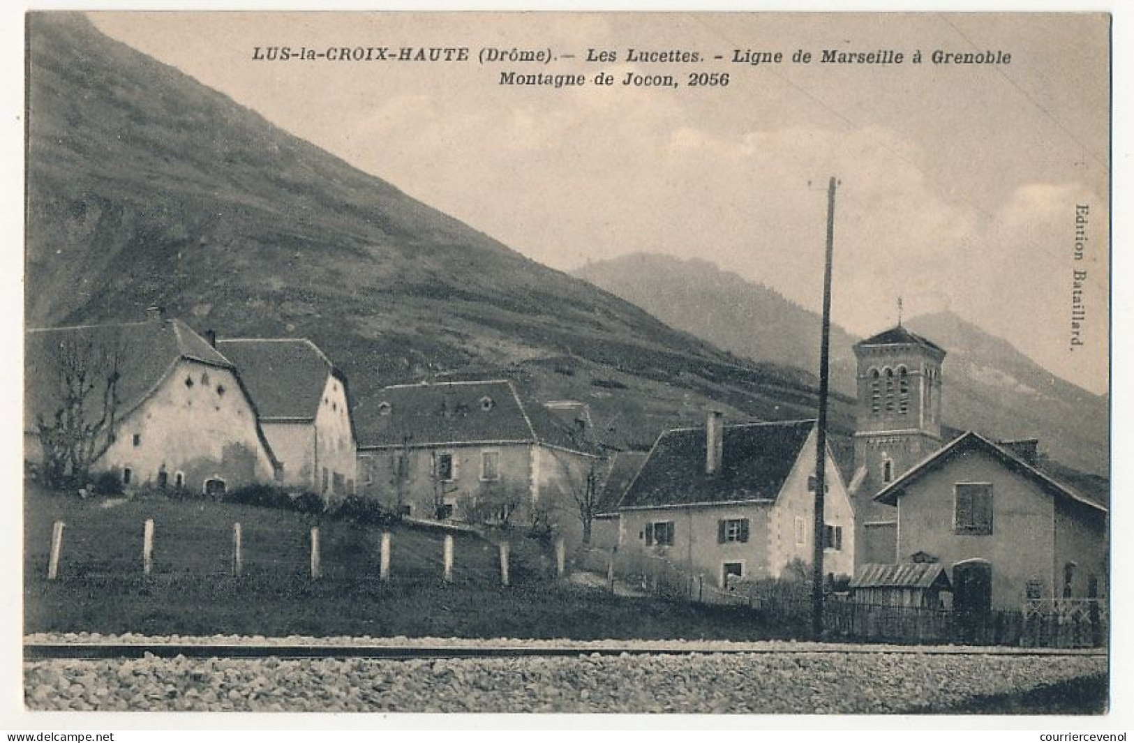 CPA - LUS-LA-CROIX-HAUTE (Drôme) - Les Lucettes - Ligne De Marseille à Grenoble - Montagne De Jocon, 2056 - Sonstige & Ohne Zuordnung