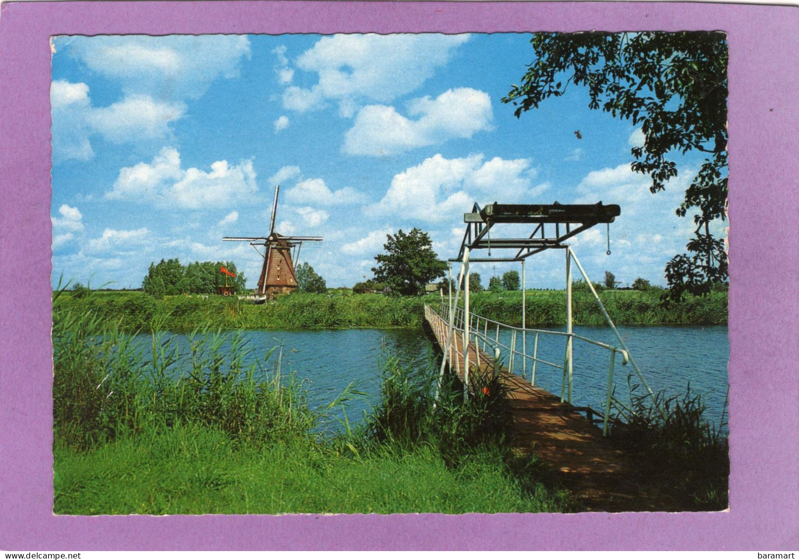 KINDERDIJK Hollandse Molen Dutch Windmill Holländische Mühle  Moulin à Vent - Kinderdijk