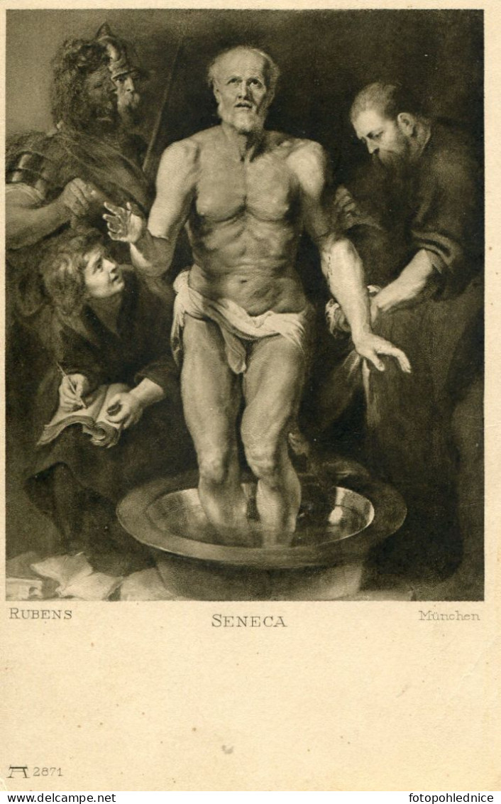 214 RUBENS SENECA F.A.  Ackermann  2871 Universal-Galerie  Serie 278 - Objets D'art