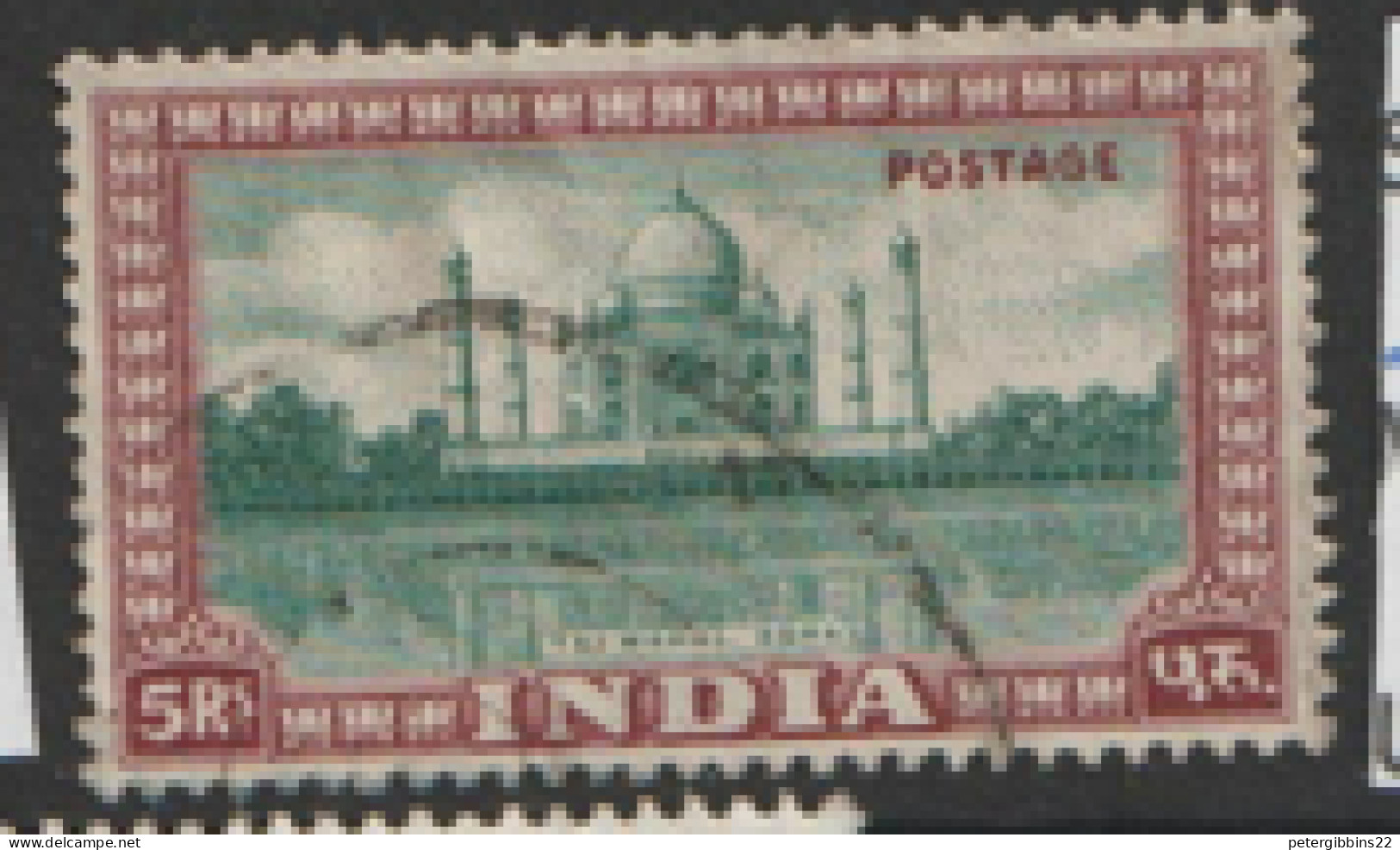 India  1949 SG  322  Talj Mahal  Fine Used   - Gebruikt