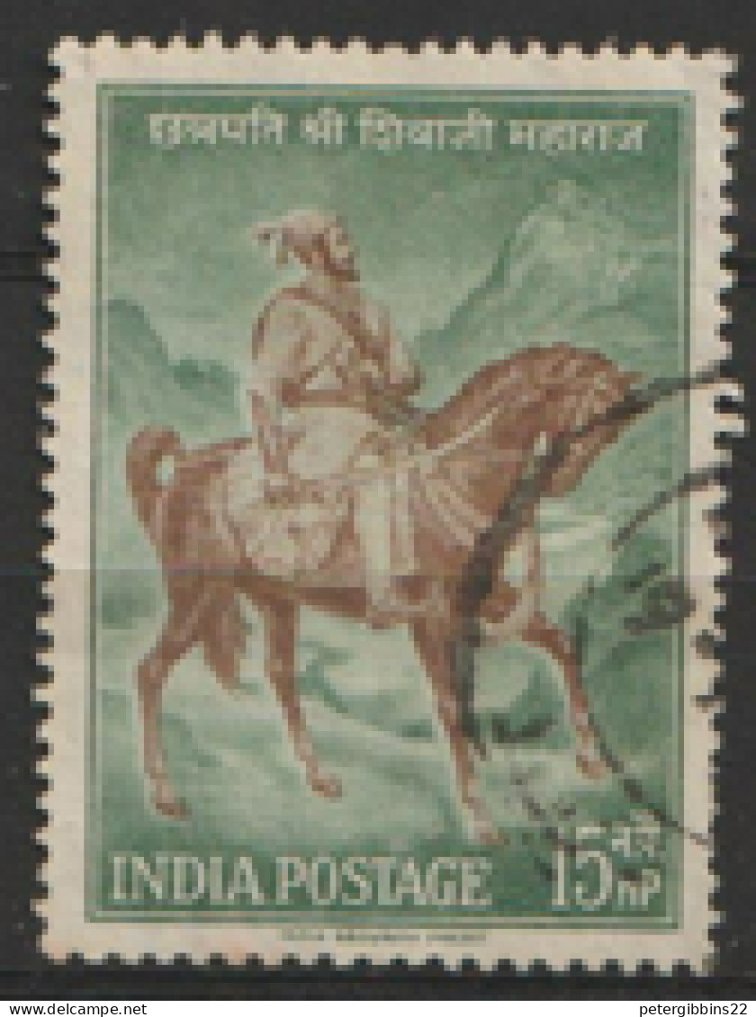 India  1961 SG  437  Maratha Ruler    Fine Used   - Used Stamps