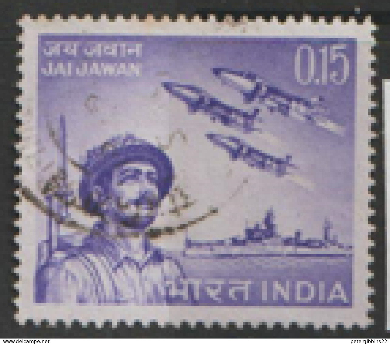 India  1965  SG  527  Jai Jawan  Fine Used  - Usados