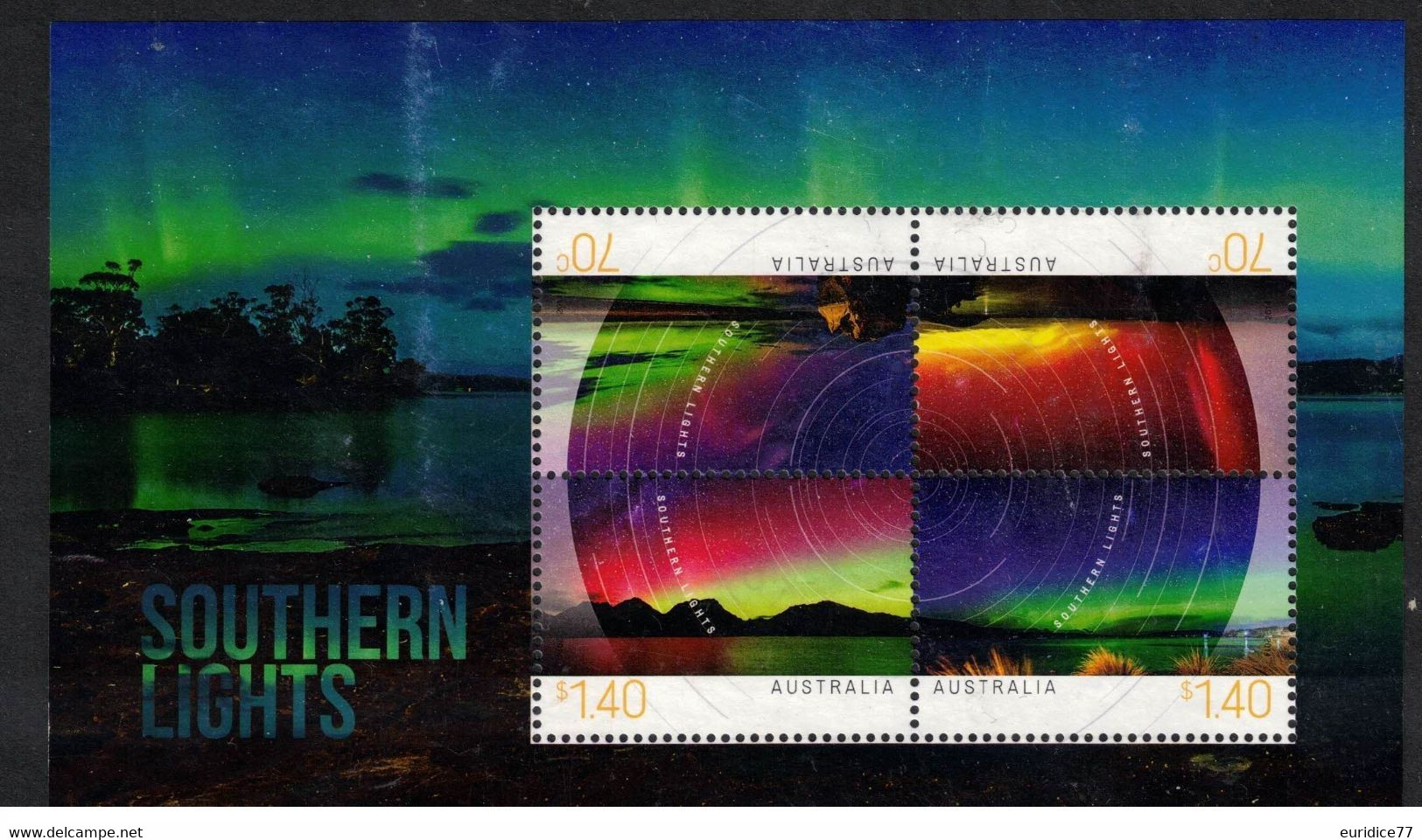 Australia 2014 - Sourthern Lights Miniature Sheet Mnh** - Mint Stamps