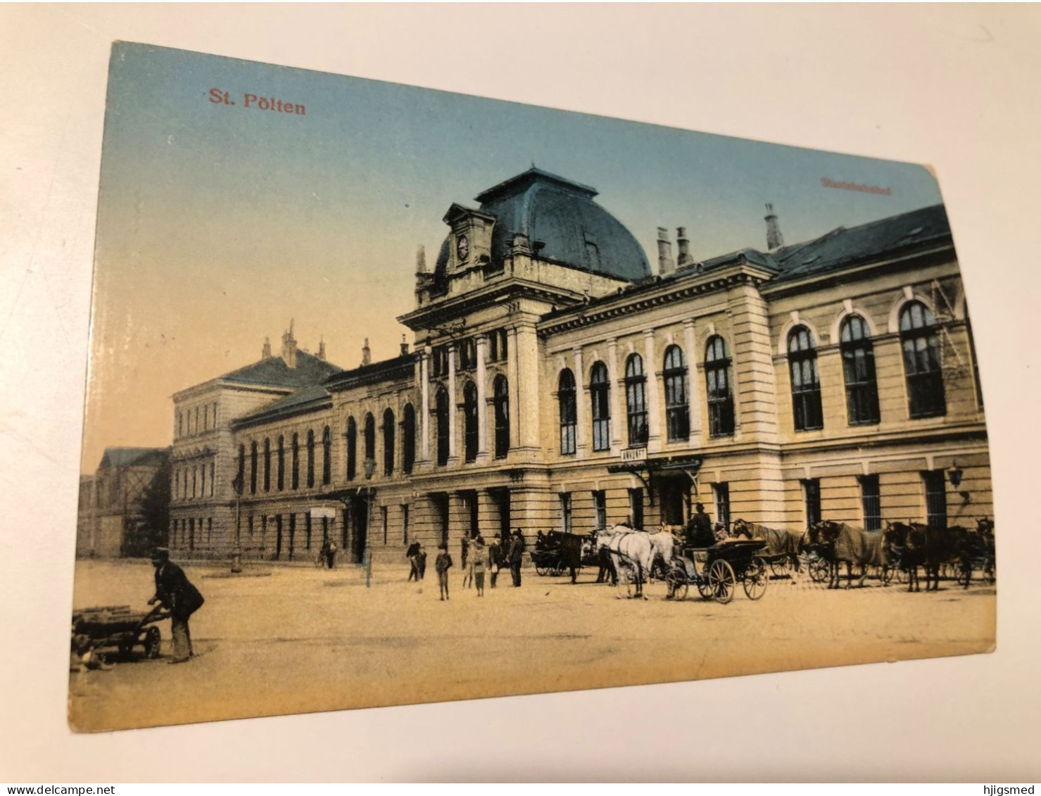 Austria Österreich St Sankt Pölten Poelten Staats Bahnhof Bahn Hof Train Station 16081 Post Card POSTCARD - St. Pölten