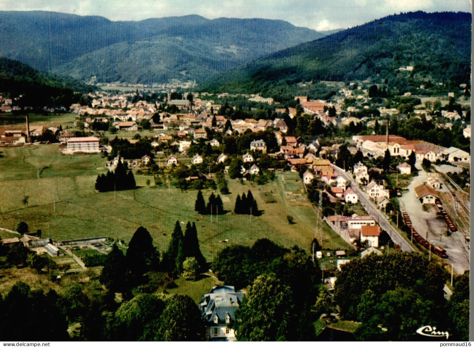 CPM Giromagny Vue Générale Aérienne - Giromagny