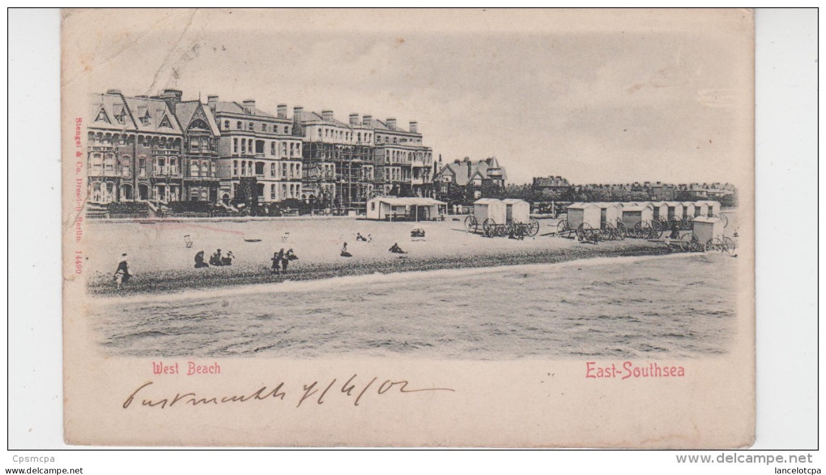 WEST BEACH / EAST-SOUTHSEA 1902 - Southsea