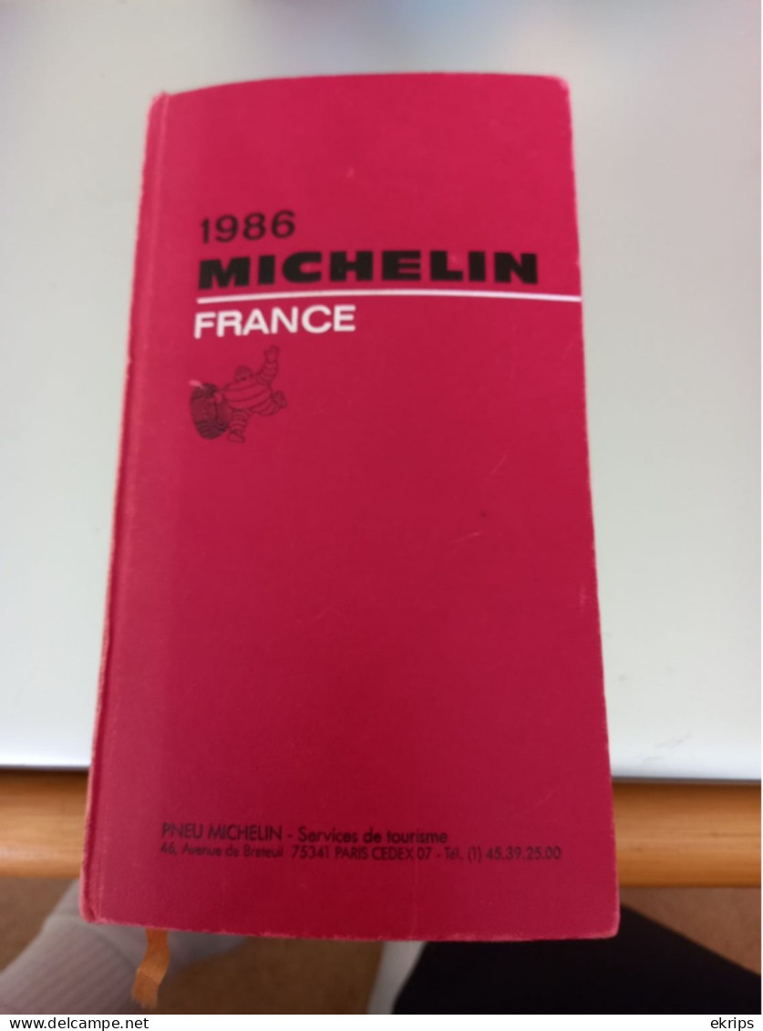 Guide Rouge De 1986 - Michelin (guides)
