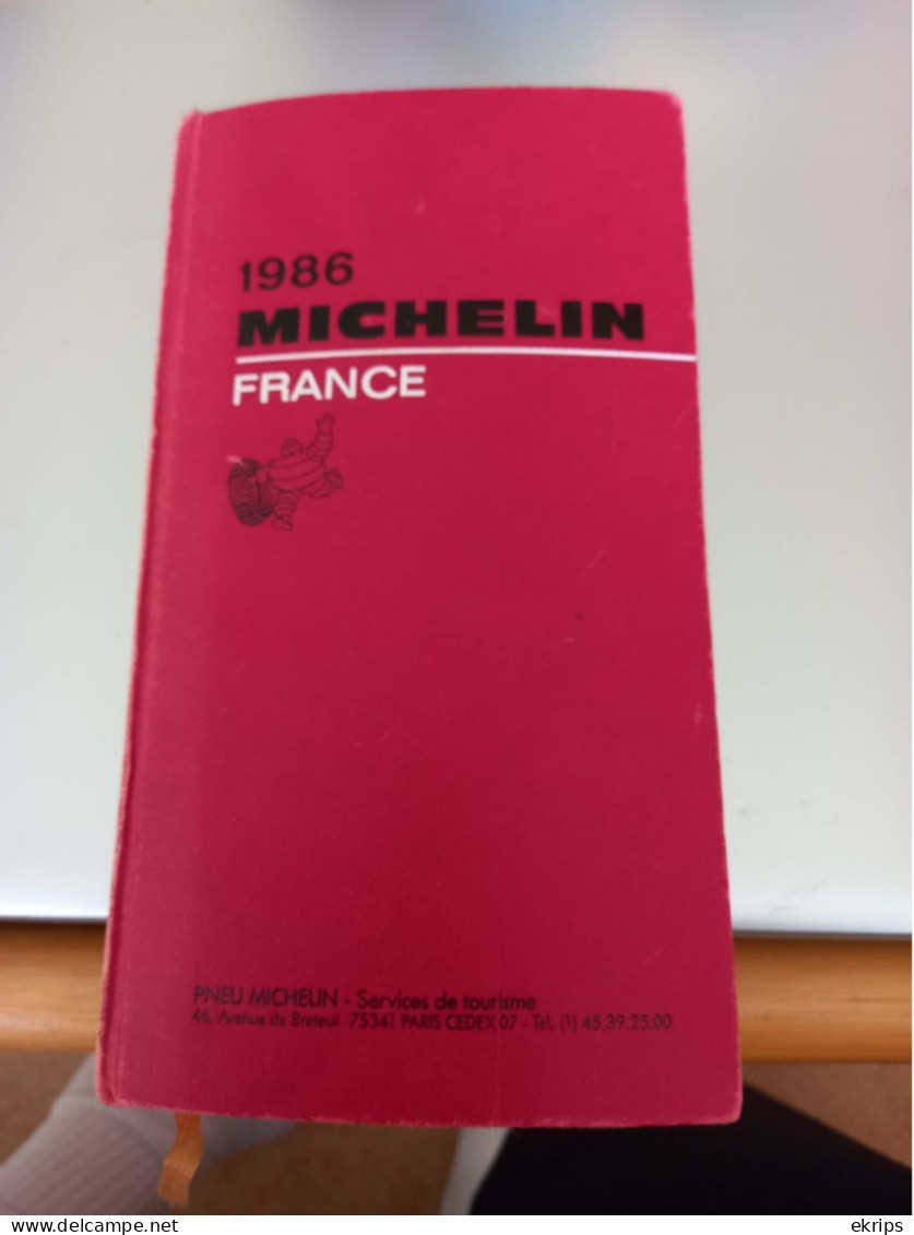 Guide Rouge De 1986 - Michelin (guias)